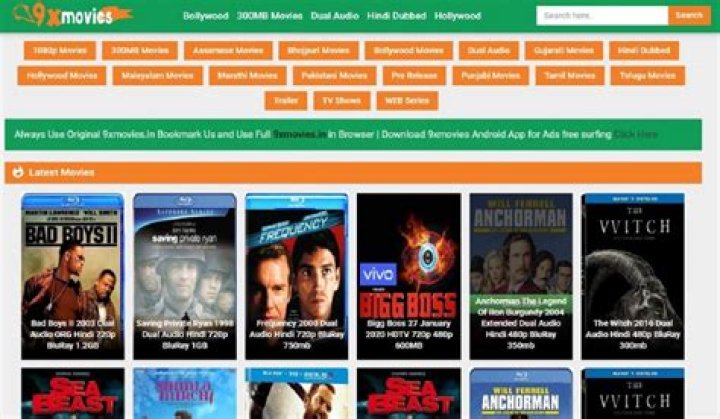 9xMovies 2022 Hollywood & Bollywood Full HD Movies Online