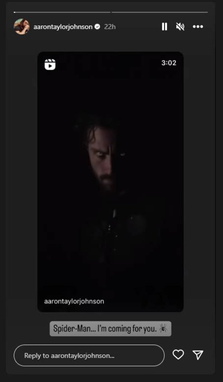 Aaron Taylor-Johnson Addresses Spider-Man Face Off