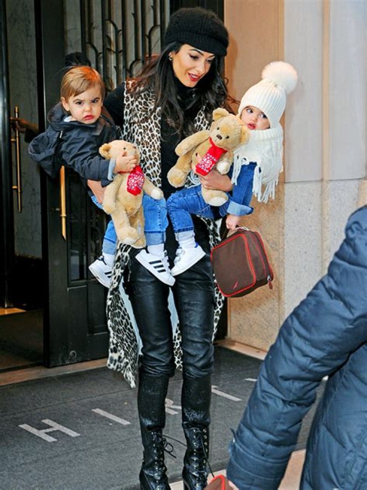 Amal Clooney Steps Out With Twins in New York City Vogue Arabia