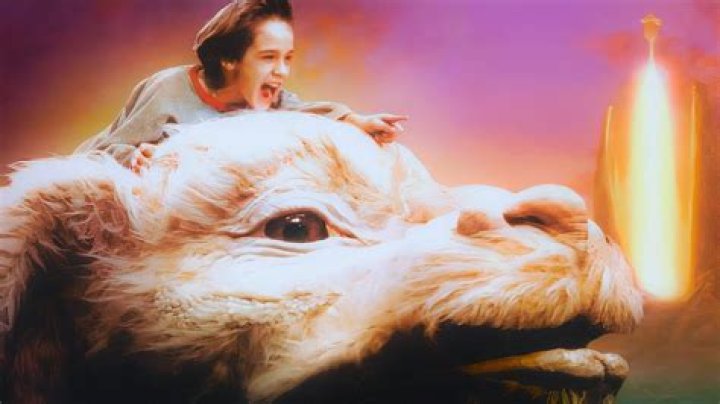 Bastian riding Falkor by Fantasia