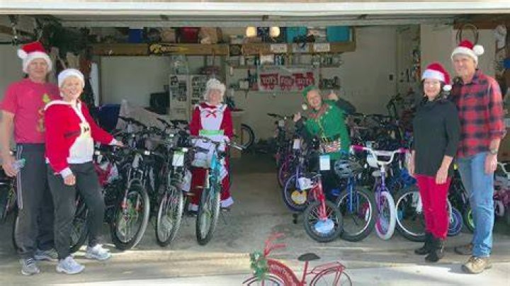 Bikes for Tykes helps Toys for Tots give bicycles