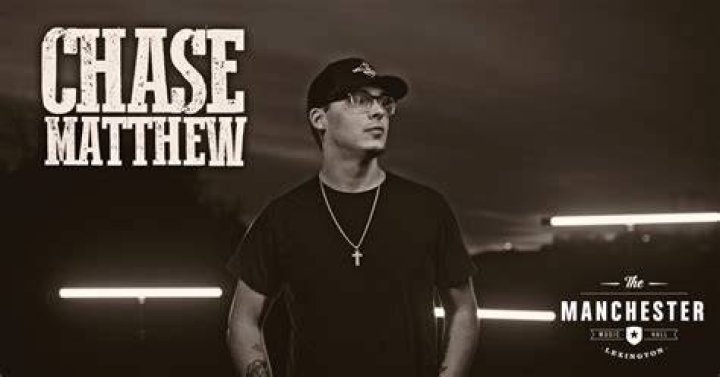 Chase Matthew in Lexington at Manchester Music Hall