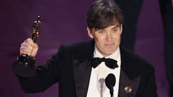 Cillian Murphy, left, winner of the award for best performance by an actor in a motion picture, drama for "Oppenheimer", and Robert Downey Jr., winner of the award for best performance by an actor in a supporting role in any motion picture for "Oppenheimer", pose in the press room at the 81st Golden Globe Awards on Sunday, Jan. 7, 2024, at the Beverly Hilton in Beverly Hills, Calif. (AP Photo/Chris Pizzello)