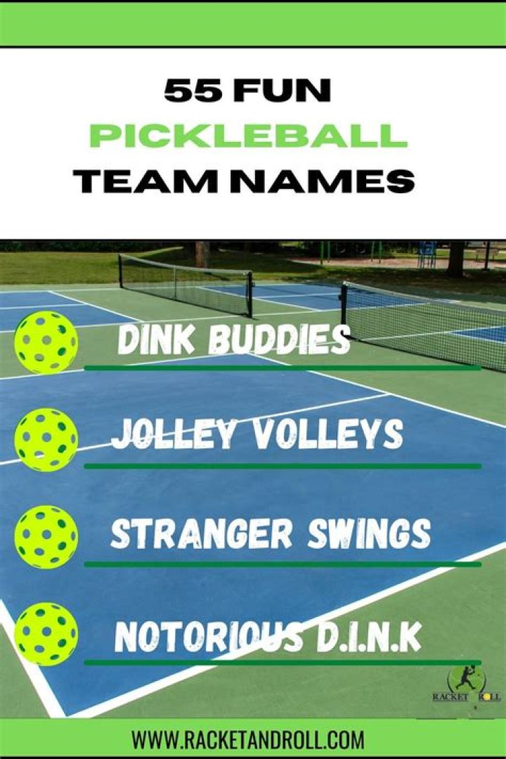 Creative And Fun Pickleball Team Names To Inspire Your Next Match