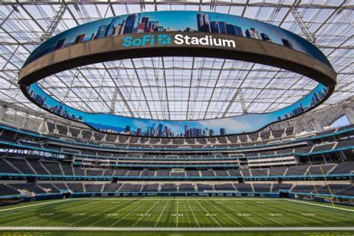 Early Look at Entrance Stage Construction at SoFi Stadium