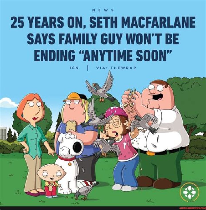 Family Guy Won't Be Ending 
