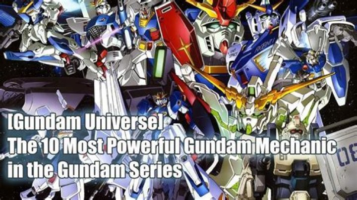 Four Of The Strongest Gundams To Ever Enter Space