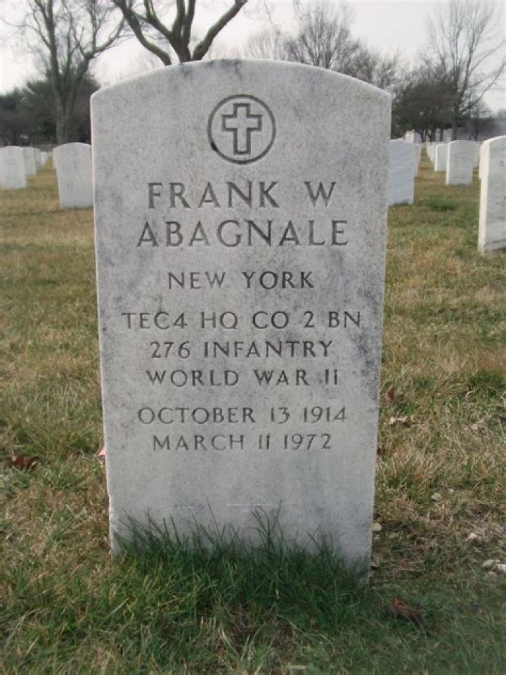 Francesco William &ldquo;Frank&rdquo; Abagnale Sr. (19141972) Find a Grave Memorial