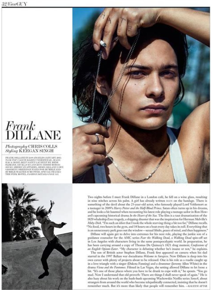 Frank Dillane Interview Magazine