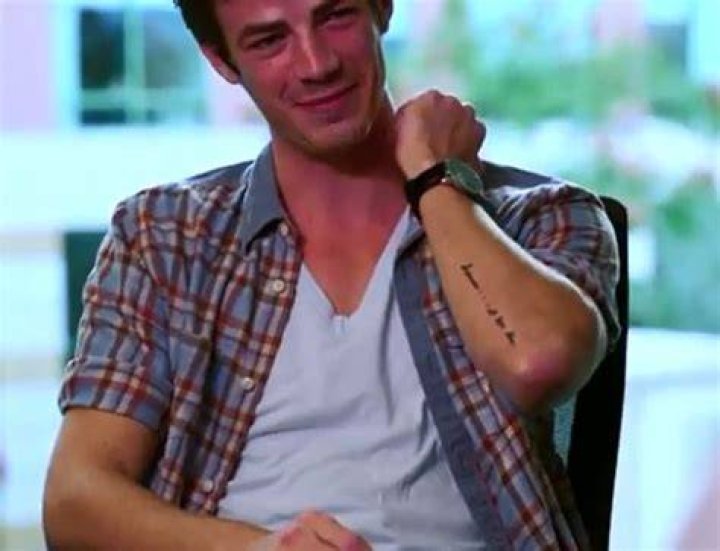 Grant Gustin Superman I Love Him Tattoo
