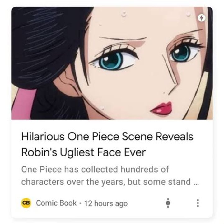 Hilarious One Piece Scene Reveals Robin's Ugliest Face Ever