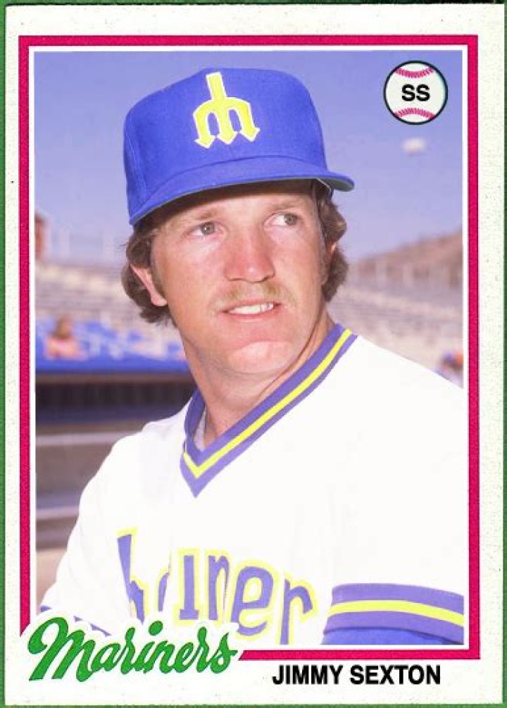 Jimmy Sexton Seattle Mariners Baseball, Jimmy, Captain Hat, Ss, Life