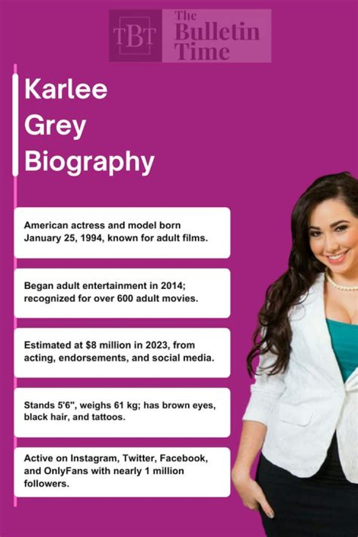 Karlee Grey Biography, Age, Real Name, Nationality, Wiki, Photos