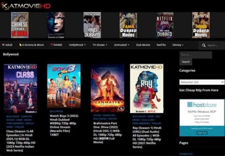 KatMovieHD Download Bollywood, Hollywood, Tamil HD Movies Daily