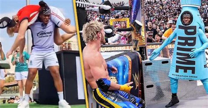KSI Puts WWE United States Champion Logan Paul Through a Table
