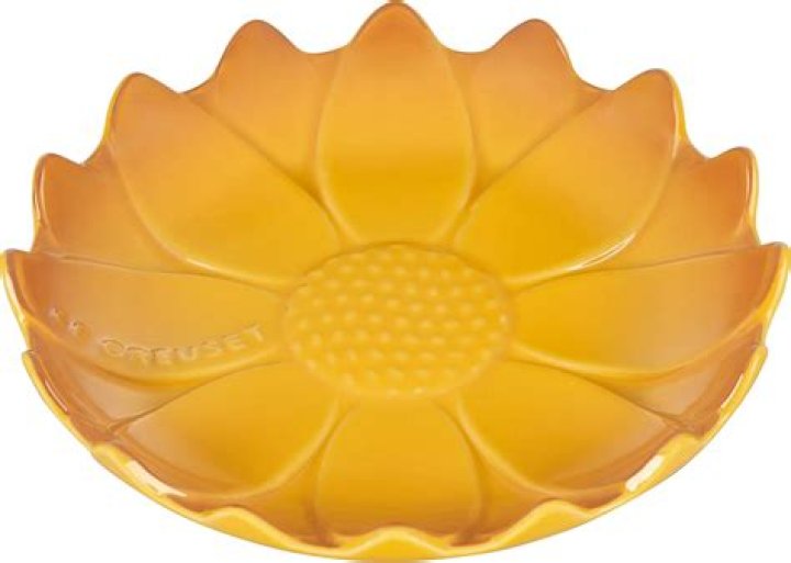 Le Creuset Flower Spoon Rest with spoon