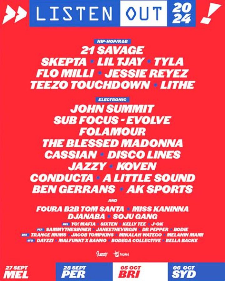 Listen In Adelaide Festival Lineup, Dates and Location