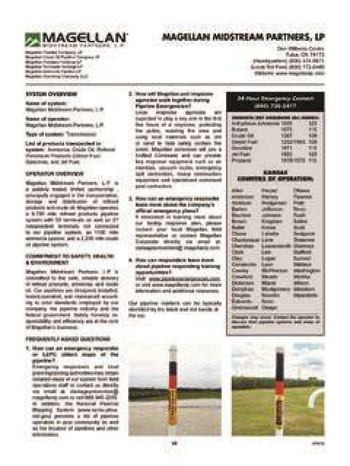 Magellan Midstream Partners, L.P. (PRNewsFoto/Magellan Midstream Partners, L.P.) (PRNewsFoto/)
