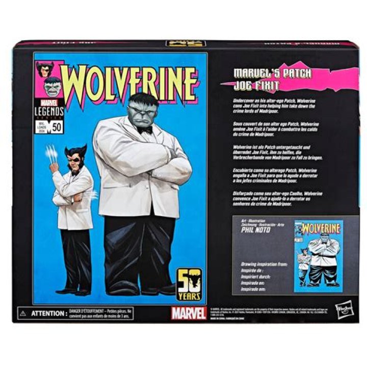 Marvel Legends Wolverine 50th Anniversary Joe Fixit and Patch 2-Pack Drops Today