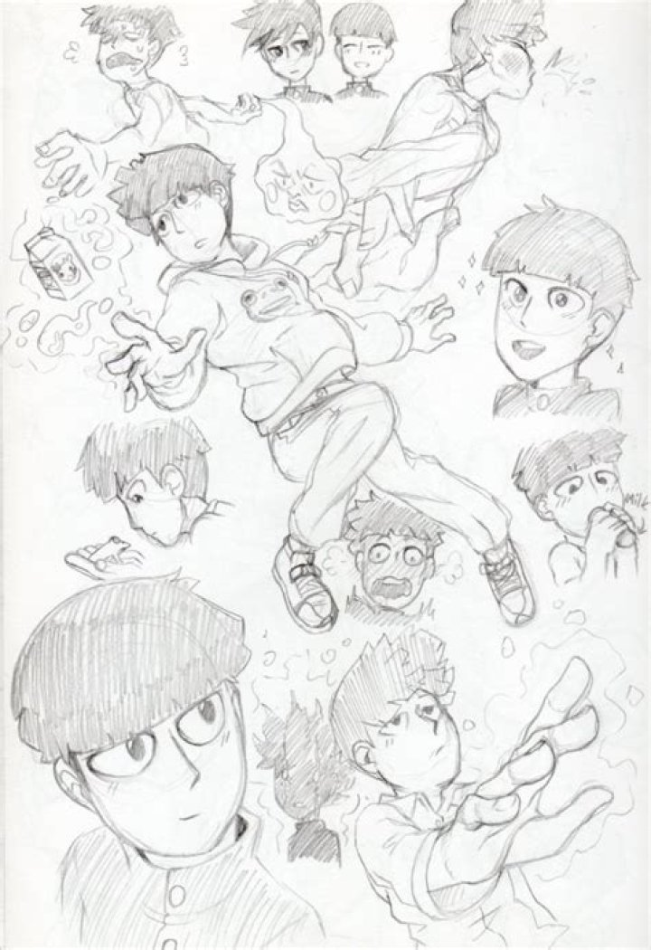 Mob Psycho 100 Creator Sketches Mob on His Birthday