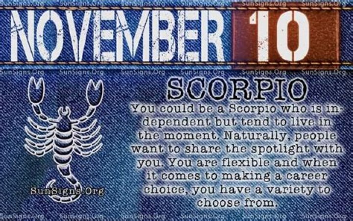 November 10 Zodiac (SCORPIO) Birthday Personality, Birthstone