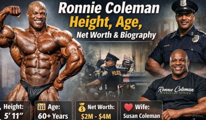 Ronnie Coleman Height Brie