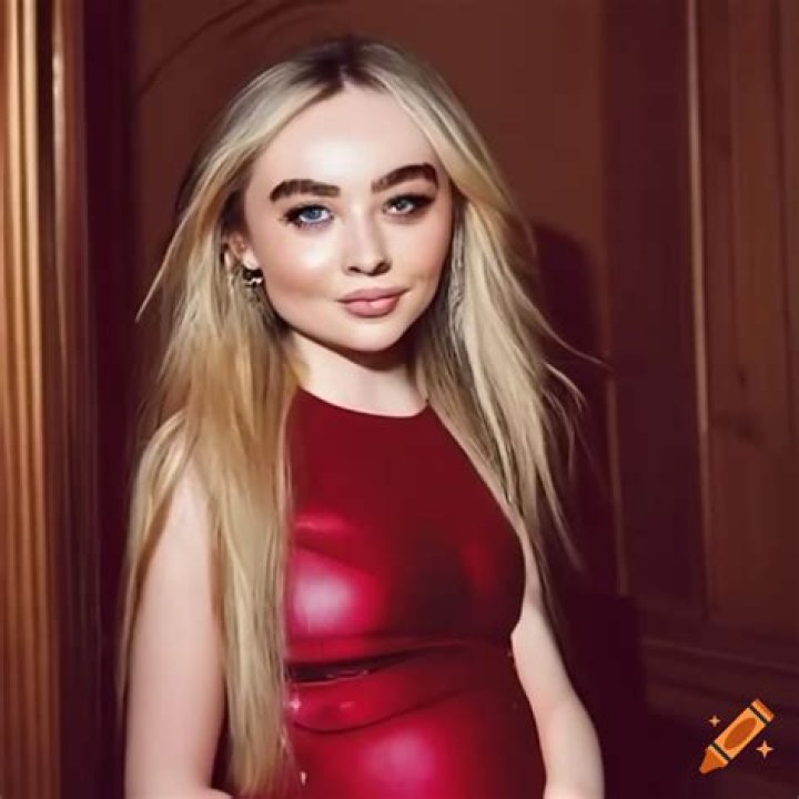 Sabrina carpenter pregnant on Craiyon