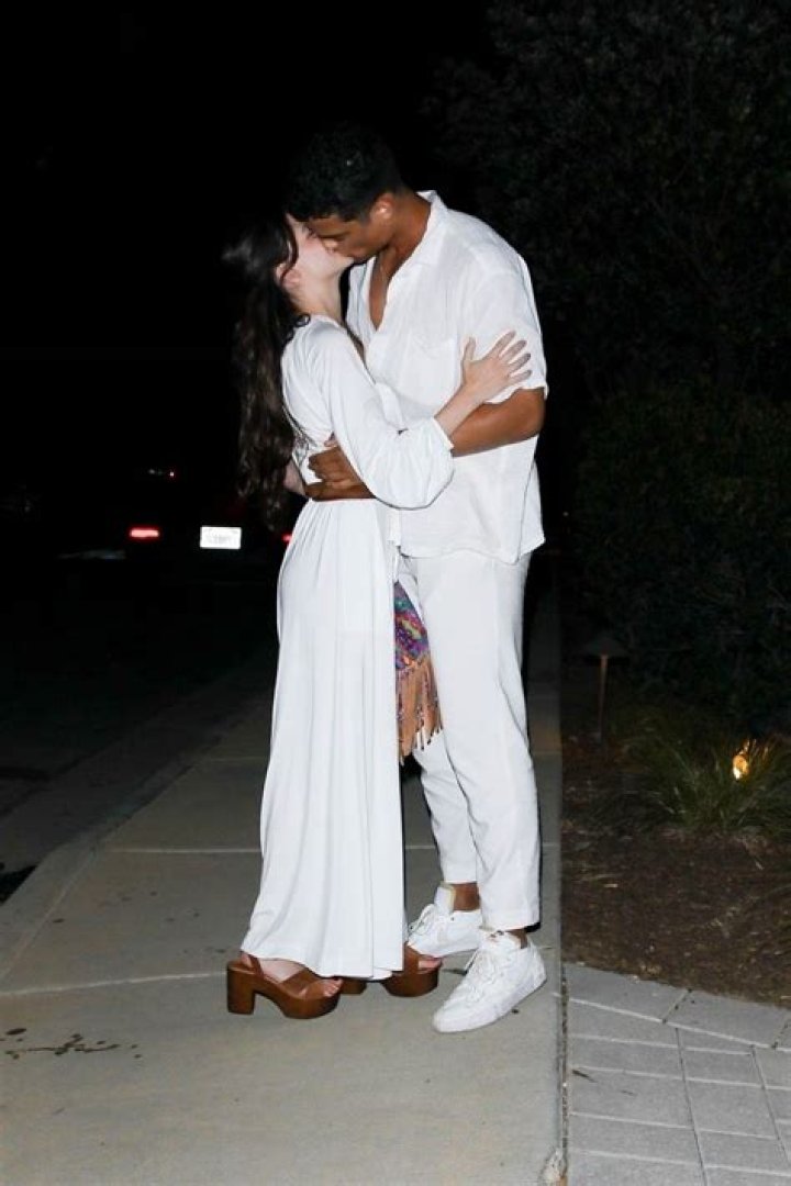 SARA WAISGLASS Kissing with Her Boyfriend at Aqua di Gio Party in