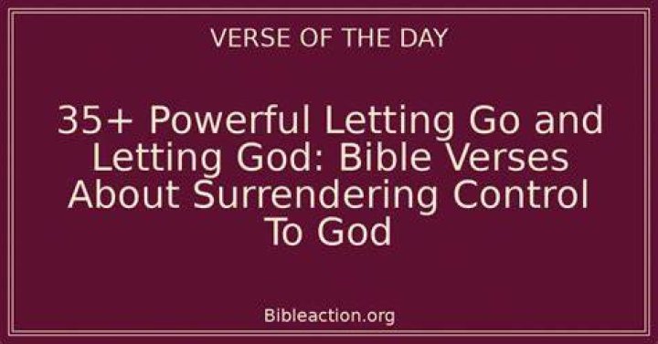 SURRENDERING CONTROL