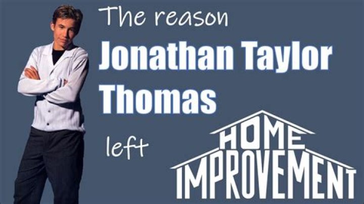 The Real Reason Jonathan Taylor Thomas Left Home Improvement
