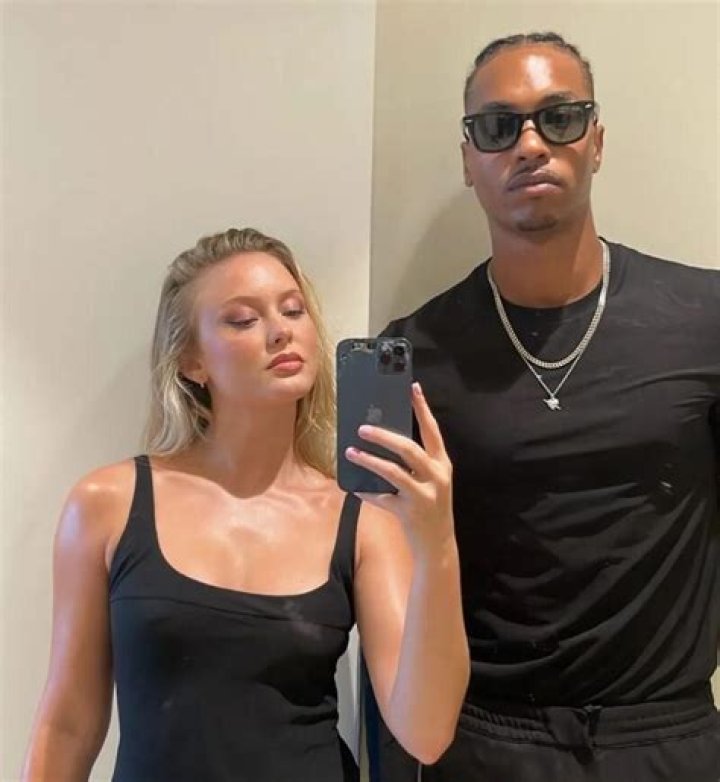 ZARA LARSSON wtih Her Boyfriend Brian H Whittaker at Backstage on